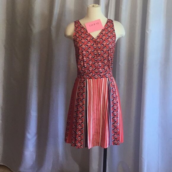Sleeveless dress with a nautical style in small by COLLECTIVE CONCEPTS - Picture 2 of 14
